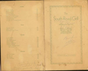 Menu of the South Road Grill, Poughkeepsie, New York at Academy Street and Sou.. - Picture 1 of 1