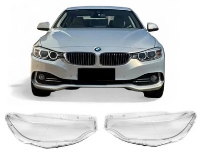 PAIR HEADLAMP LENS COVER SET FOR BMW 4 SERIES F32 F33 F36 F82 F83 2014-2017 - Image 1 of 4