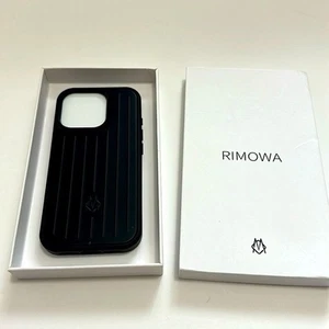Coque noire RIMOWA iPhone 16 Pro Max - Neuve dans sa boîte Expédiée aujourd'hui - Photo 1 sur 6