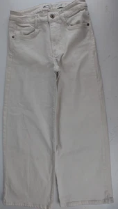 J. Jill Denim Damen-Crop-Caprihose hoher Bund durchgehendes Bein Größe 6 weiß gebraucht - Bild 1 von 5