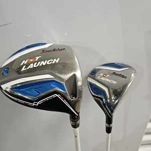 Tour Edge Hot Launch Driver 10.5* , Tour Edge Hot Launch 4 Wood 4/17 Flex SET - Picture 1 of 22
