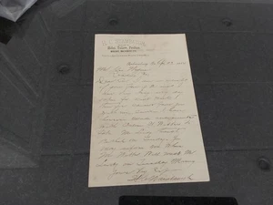 Rehrersburg PA HC Stambaugh Hides Tallow 1904 Letter Letterhead Berks County - Picture 1 of 2