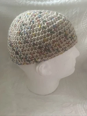 Gorra calavera ganchillo hecha a mano para adultos Kufi Foto 1 de 4