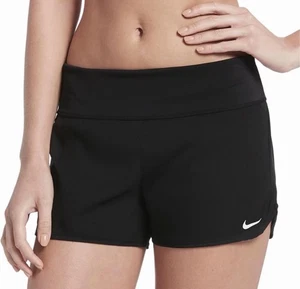 Nike Damen Standard Solid Element Swim Boardshorts schwarz Größe XL - Bild 1 von 10