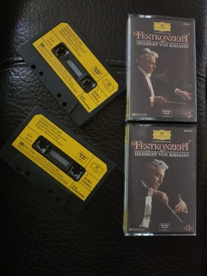Festkonzert mit Herbert von Karajan Kassette 2 und 3 - Bild 1 von 2
