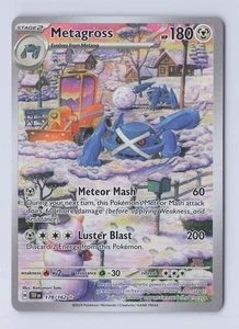 Juego de cartas coleccionables Pokémon Metagross 178/162 Holo ilustración fuerzas temporales raras❄️ casi nuevo❄️ - Imagen 1 de 2
