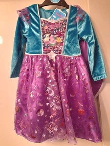 New Peppa Pig World Book Day Halloween Blue Mix Sparkly Costume & Hat 9-12 Mths - Picture 1 of 9