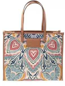 Borsa shopping grande ETRO Paisley timbrata nuova con etichetta $890 - Foto 1 di 11