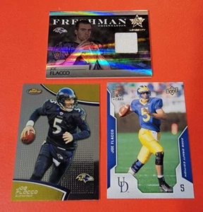 JERSEY DE RADIOCONTROL Joe Flacco USADO EN EL JUEGO #100+ 2011 Topps MEJOR + NOVATO CLEVELAND BROWNS - Imagen 1 de 3