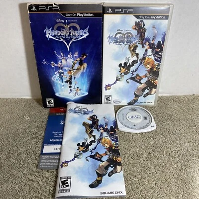 Kingdom Hearts: Birth by Sleep (Sony PSP, 2010) con funda RARA Has Wear Foto 1 de 4