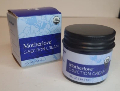 Crema de cicatriz a base de hierbas orgánicas Motherlove para cesáreas (1 oz) - Alivia el malestar Foto 1 de 4
