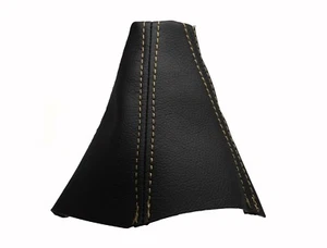 HYUNDAI TUCSON (2004-2010) Soufflet Levier De Vitesse 100% Cuir - Couture Beige - Bild 1 von 1