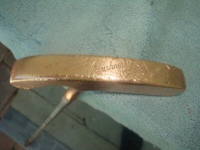 Acushnet Bullseye Bulls Eye HBM5P Heavy Blade Golf Putter ALL ORIGINAL 35" - Image 1 of 4