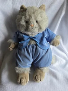 TOM GATITO GATO PELUCHE GRIS 14" Beatrix Potter por FREDERICK WARNE EE. UU. Juguetes Eden VT - Imagen 1 de 13