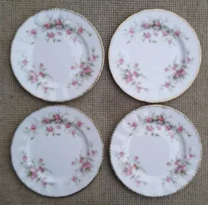 4 PARAGON “VICTORIANA ROSE” 6.25 INCH TEA PLATES. - Picture 1 of 7