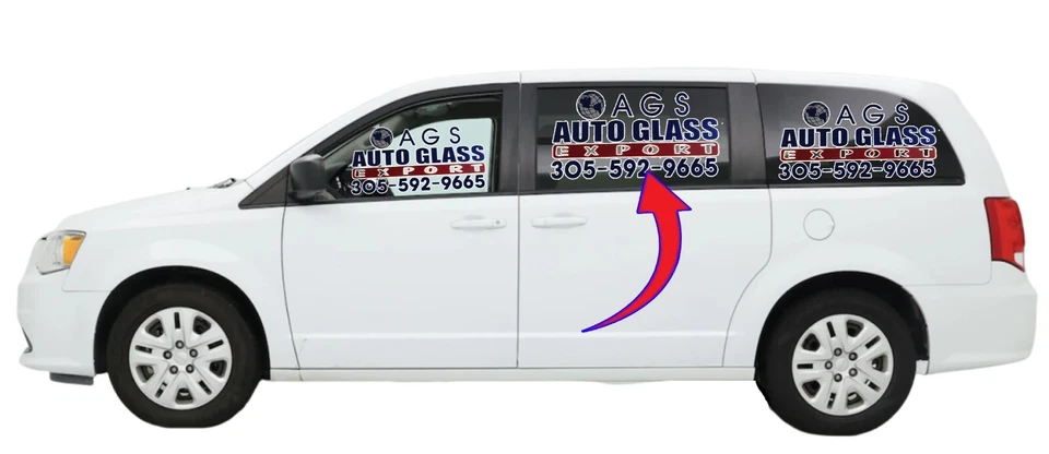 Se adapta a 08-16 Chrysler Town & Country Driver puerta corredera izquierda ventana vidrio móvil Foto 1 de 1