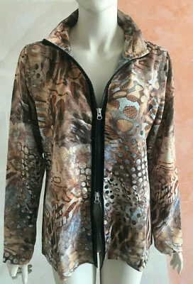 NICE CONNECTION,Shirt-Jacke,Blazer+Neu+Grösse 40;Viskosemischung,langarm,braun - Bild 1 von 4