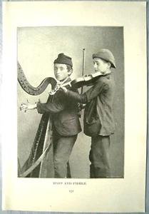 TIPOS DE CALLES DE CIUDADES AMERICANAS: "Arpa y violín", foto, 1896., #41 - Imagen 1 de 1