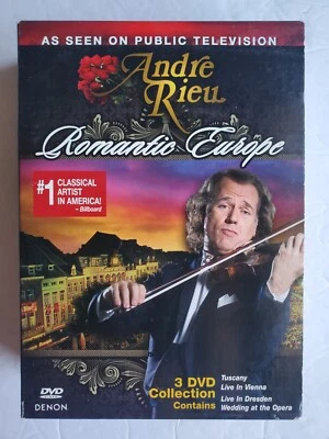 Andre Rieu Romantic Europe 3 Films DVDs film Music - Image 1 of 4