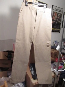 Pantalones de pana Dockers 5 bolsillos calce recto caqui tostado para hombre 34X34" entrepierna nuevos con etiquetas - Imagen 1 de 5