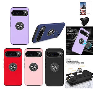 Für Google Pixel 9 / 9 Pro Hülle Vollschutz Stoßfest mit verstecktem Ständer - Bild 1 von 17