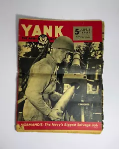 ORIGINAL WW2 SEPTEMBER 3, 1945 YANK MAGAZINE: NORMANDIE: 21-4 - Picture 1 of 6
