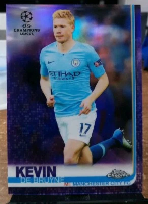 2018-19 Topps Chrome UEFA Champions League #72 Kevin De Bruyne Purple /250 - Image 1 of 2