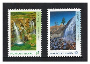 Juego de estampillas de cascadas de la isla Norfolk 2017 como nuevo - Imagen 1 de 1