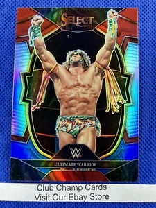 2023 #61 Ultimate Warrior Panini Select WWE Legends Rojo y Azul Prizm - Imagen 1 de 2