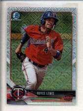 ROYCE LEWIS 2018 BOWMAN CHROME #BCP93 ROOKIE MOJO REFRACTOR AK6542