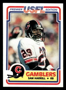 1984 Topps USFL #34 Sam Harrell RC - Picture 1 of 2