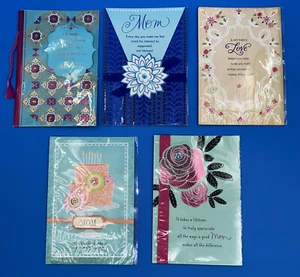 New Mother’s Birthday Cards with Envelopes / 5 Cards, 3 Envelopes - Picture 1 of 8