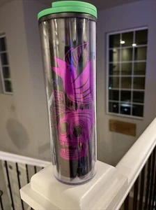 NEU Starbucks 2020 Halloween Dia de Muertos Schädel & Krähe 16oz. Trinkbecher - Bild 1 von 5