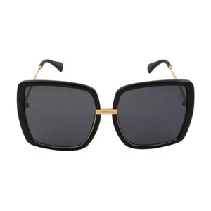 Gafas de sol Gucci para mujer de gran tamaño GG0903SA 003 doradas negras/grises con lentes - Imagen 1 de 4