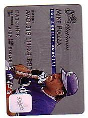 1995 Studio Platinum Series #4 Mike Piazza - NM-MT