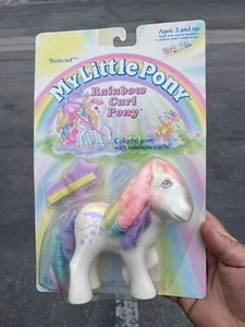 1989 vintage Hasbro MY LITTLE PONY Rainbow Curl RAINCURL Sealed MLP G1 toy MOC ! - Picture 1 of 5