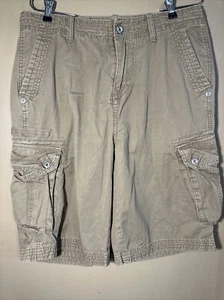 Buckle Black Cargo Shorts Mens 34 Brown Beige - Picture 1 of 8
