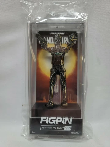 CMD Collectibles - Star Wars: The Mandalorian -IG 11 with Child 3" Figpin 📦 New Cover