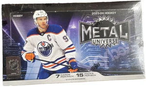 2023-24 Upper Deck Skybox Metal Universe Hockey Factory Sealed Hobby Box - Imagen 1 de 1
