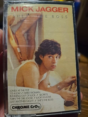 Mick Jagger She's The Boss Cassette Tape 1985 Classic ROCK ROLLING STONES Rare - Image 1 of 3