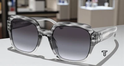 Gafas de sol para mujer TORY BURCH TY7143U 17858G gris tres degradado gris degradado 56 mm Foto 1 de 2