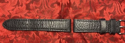 Maratac leather watch strap 22mm Black - Image 1 of 4