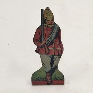 MARX British Indian Army Tin Litho Infantry Soldiers Toy Prop Figure 3" 1930's - Picture 1 of 11