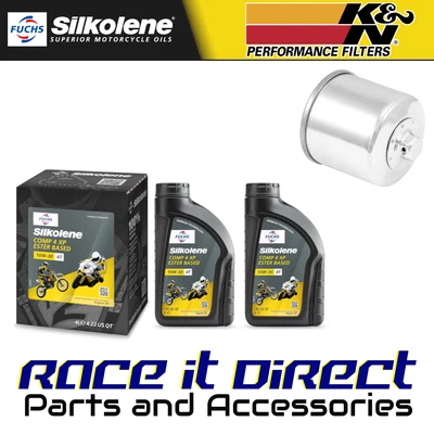 Oil & Filter for Honda GL1800 Gold Wing Tour DCT 2018-2020 Chrome Silkolene K&N - Image 1 of 4
