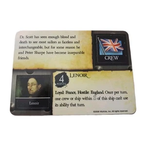 Pirates CSG Fire and Steel # 092 Lenoir / Dr. Richard Scott Crew Unpunched Card - Picture 1 of 3