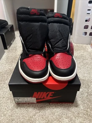 Air Jordan 1 Bred Toe OG HIGH Talla 9 DS Foto 1 de 4