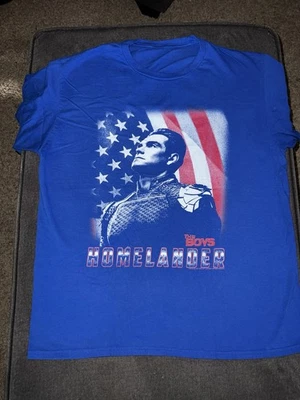 Camiseta The Boys Homelander Azul Talla L Prime Video Show Leader of The Seven Foto 1 de 4
