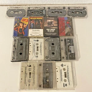 Lot of 15 Cassette Tapes Rock Pop Disco Hornsby Village People Elton John & MORE - Picture 1 of 12
