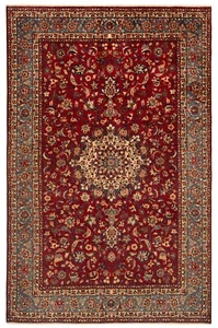 Najafabad Tissé à la Main Tapis de Perse 297 x 194 cm-Fine,Orient,Tapis,,Rouge - Picture 1 of 14