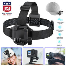 Adjustable Head Strap Cap Clip Mount  Video Camera Accessories For GoPro11/10 US